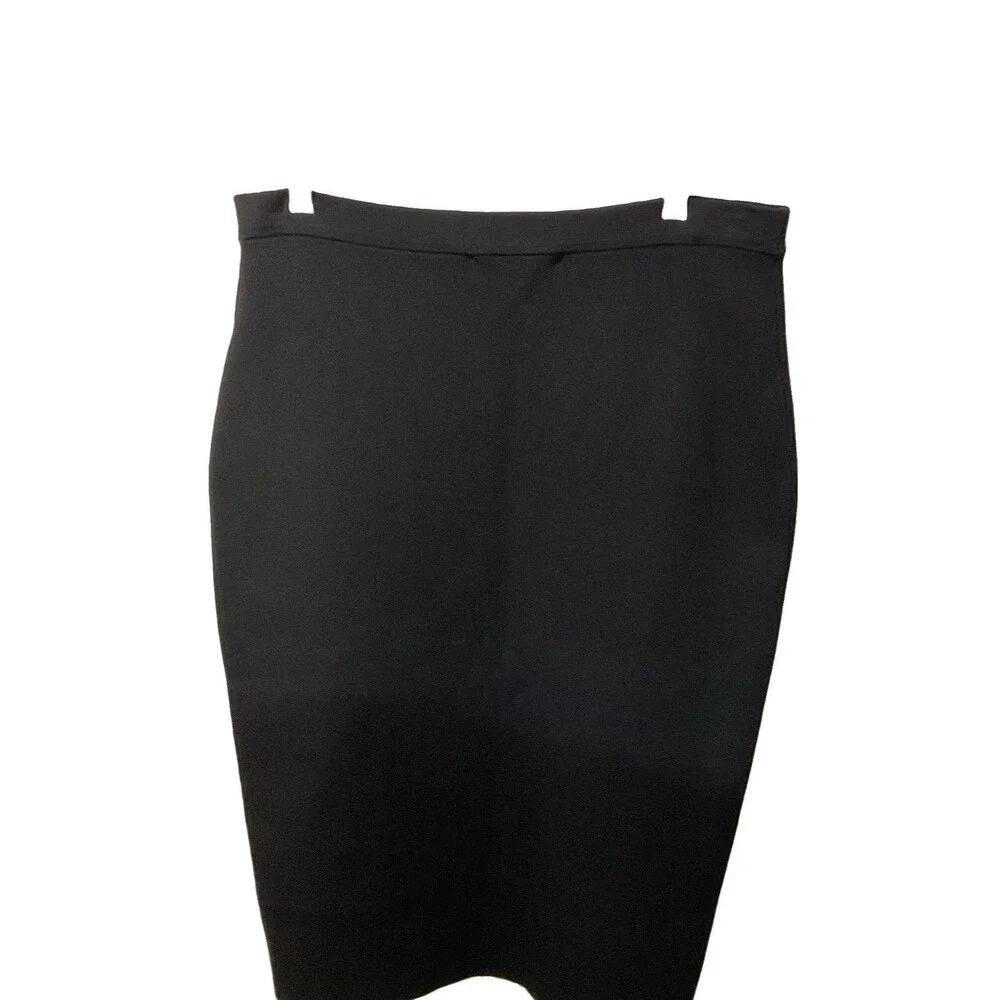 Michael Kors Black Skirt Side Zipper Slit Casual/Formal Wear